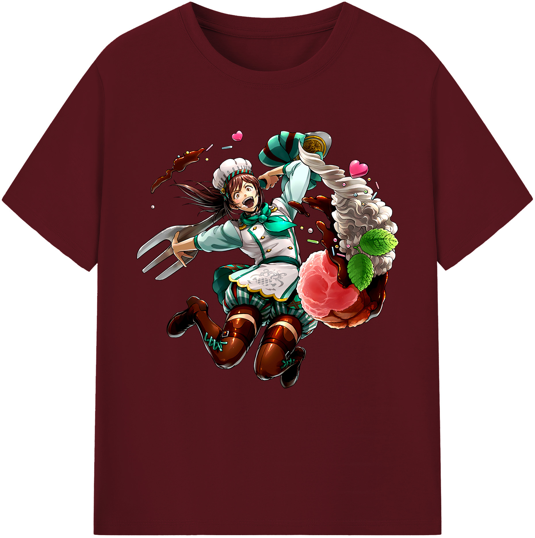 （画像用） 進撃の巨人 サシャ·ブラウス Attack on Titan Sasha Blaus 綿100％半袖Tシャツ（フロントプリント）